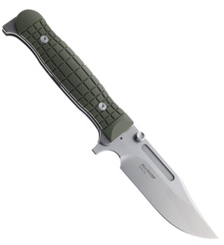 TwoSun Flipper Folding Knife Green G10 Handle D2 Plain Edge  TS418 GREEN