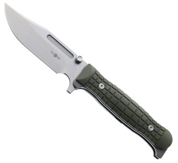 TwoSun Flipper Folding Knife Green G10 Handle D2 Plain Edge  TS418 GREEN