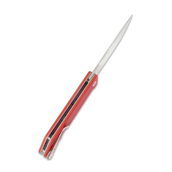 Kubey Pylades Liner Lock Folding Knife Red G10 Handle AUS-10 Plain Edge Satin Finish KU253F Kubey Pylades Liner Lock Folding Knife Red G10 Handle AUS-10 Plain Edge Satin Finish KU253F
