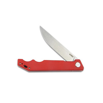 Kubey Pylades Liner Lock Folding Knife Red G10 Handle AUS-10 Plain Edge Satin Finish KU253F Kubey Pylades Liner Lock Folding Knife Red G10 Handle AUS-10 Plain Edge Satin Finish KU253F