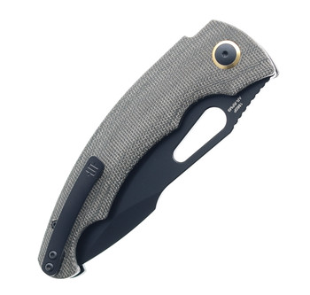 Artisan Cutlery 1860P-BODG Folding Knife OD Green Micarta Handle AR-RPM9 Drop Point Plain Black Blade