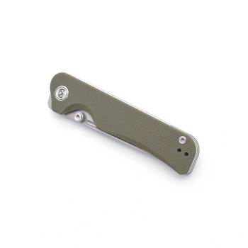 Miguron Knives Pagos Front Flipper Folding Knife 14C28N Blade Green G10 Handle MGR-807SGN Miguron Knives Pagos Front Flipper Folding Knife 14C28N Blade Green G10 Handle MGR-807SGN