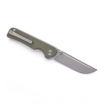 Miguron Knives Pagos Front Flipper Folding Knife 14C28N Blade Green G10 Handle MGR-807SGN Miguron Knives Pagos Front Flipper Folding Knife 14C28N Blade Green G10 Handle MGR-807SGN
