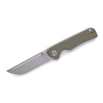 Miguron Knives Pagos Front Flipper Folding Knife 14C28N Blade Green G10 Handle MGR-807SGN Miguron Knives Pagos Front Flipper Folding Knife 14C28N Blade Green G10 Handle MGR-807SGN
