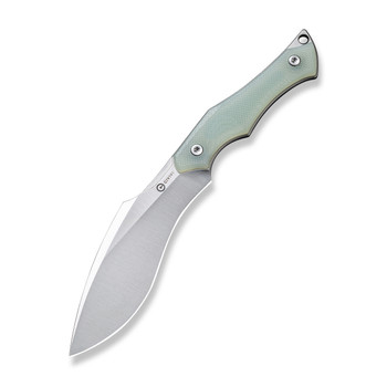 Civivi Vaquita II Fixed Blade Knife Black G10 Handle Nitro-V Kukri Plain Edge Satin Finish C047C-2