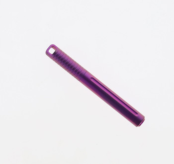 TwoSun Tactical Lock Key Ring Pen Purple Aluminum Body Black Ink TwoSun PEN-03-PURPLE