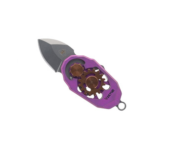 Ketuo Beetle  Mini Key Chain Pocket Knife Bottle Opener Purple Titanium Handle M390 Blade Ketuo Beetle  Mini Key Chain Pocket Knife Bottle Opener Purple Titanium Handle M390 Blade