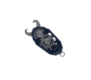 Ketuo Beetle  Mini Key Chain Pocket Knife Bottle Opener Black/Gray Titanium Handle M390 Blade