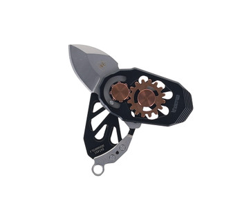 Ketuo Beetle Mini Key Chain Pocket Knife Bottle Opener Black/Bronze Titanium Handle M390 Blade Ketuo Beetle Mini Key Chain Pocket Knife Bottle Opener Black/Bronze Titanium Handle M390 Blade