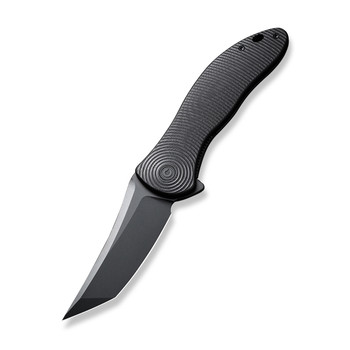 Civivi Synergy4 Folding Knife Black G10 Handle Nitro-V Tanto Plain Black Blade C21018B-1 Civivi Synergy4 Folding Knife Black G10 Handle Nitro-V Tanto Plain Black Blade C21018B-1