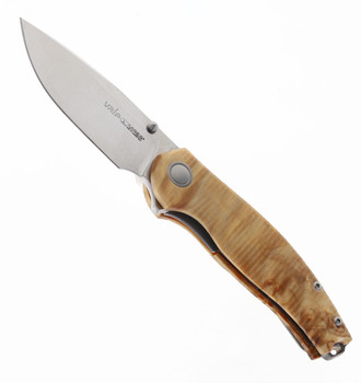 Viper Knives Vale Folding Knife Flamed Poplar Wood Handle Magnacut Steel Plain Edge Satin Finish V6004PI Viper Knives Vale Folding Knife Flamed Poplar Wood Handle Magnacut Steel Plain Edge Satin Finish V6004PI