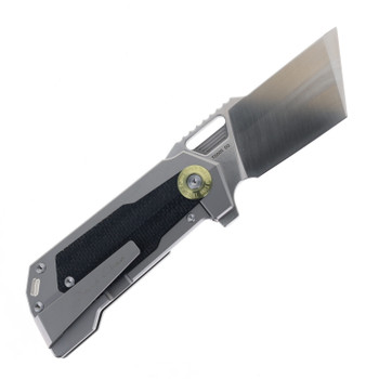 TwoSun David Chen TS500-Sand Flipper Tanto Folding Knife Micarta & Titanium Handle