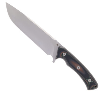 Bastard Knives Polaris Fixed Blade Knife Black/Brown Micarta with