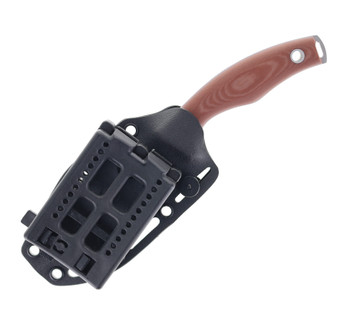 Bastard Knives Sirius Fixed Blade Knife Brown Micarta handle Sleipner Steel Blade