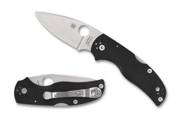 Spyderco Native 5 Folding  Knife Black G10 Handle Plain Edge C41GP5 Spyderco Native 5 Folding  Knife Black G10 Handle Plain Edge C41GP5