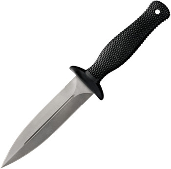 Cold Steel Counter TAC 1 Knife Black Kray-Ex Handle Polished Plain Edge 10BCTL