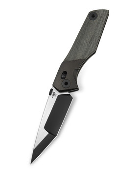 Bestech Cetus Folding Knife Black/Bronze Titanium/Black Canvas