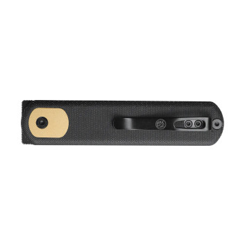 Vosteed Corgi Flipper Button Lock Pocket Knife Black Micarta Handle Black Stonewashed 14C28N CG29VPMK Vosteed Corgi Flipper Button Lock Pocket Knife Black Micarta Handle Black Stonewashed 14C28N CG29VPMK