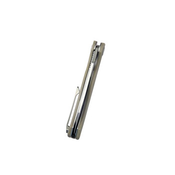 Kubey Drake Folding Knife Tan G10 Handle AUS-10 Tanto Point Plain Edge KU239J