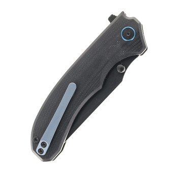 Miguron Centurion Pocket Knife Black G10 Handle 14c28n Black DLC Blade MGR-812-BK Miguron Centurion Pocket Knife Black G10 Handle 14c28n Black DLC Blade MGR-812-BK