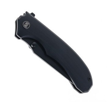 Miguron Centurion Pocket Knife Black G10 Handle 14c28n Black DLC Blade MGR-812-BK Miguron Centurion Pocket Knife Black G10 Handle 14c28n Black DLC Blade MGR-812-BK