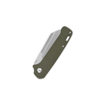 QSP Penguin Slip Joint Folding Knife OD Green G10 Handle 14C28N Plain QS130SJ-D