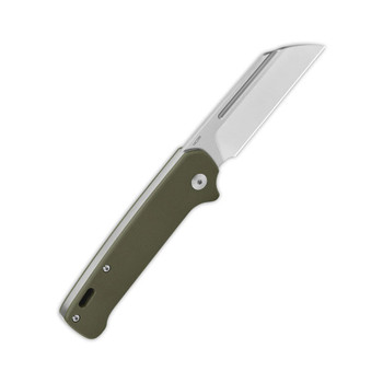 QSP Penguin Slip Joint Folding Knife OD Green G10 Handle 14C28N Plain QS130SJ-D