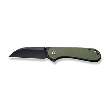 Civivi Elementum Folding Knife OD Green G10 Handle Nitro-V Wharncliffe Plain Black Blade C18062AF-2