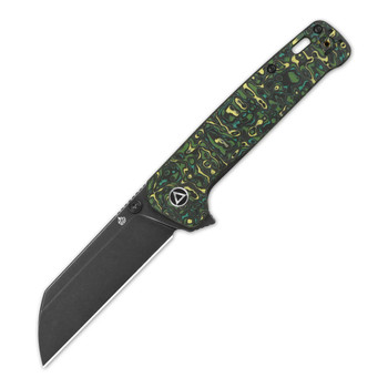 QSP Penguin Plus Frame Lock Folding Knife Color Carbon Fiber