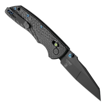 (Open box) Returned Hogue Deka Folding Knife Black Carbon Fiber Handle 20CV Modified Wharncliffe Plain Black Blade 24298-LIM (Open box) Returned Hogue Deka Folding Knife Black Carbon Fiber Handle 20CV Modified Wharncliffe Plain Black Blade 24298-LIM