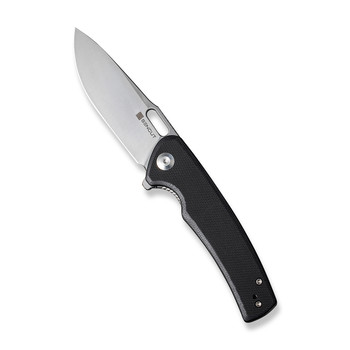 Discontinued Sencut Vesperon Folding Knife Black G10 Handle 9Cr18Mov Drop Point Plain Edge S20065-1