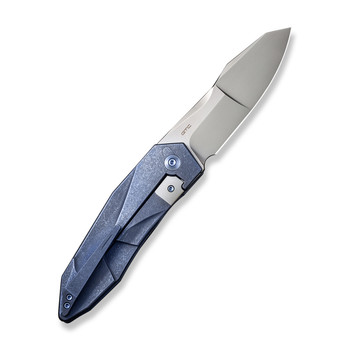 WE Solid Folding Knife Polished Bronze Titanium Handle 20CV Plain Edge Black Stonewash Finish WE22028-4 WE Solid Folding Knife Polished Bronze Titanium Handle 20CV Plain Edge Black Stonewash Finish WE22028-4
