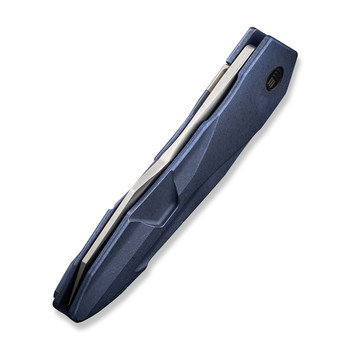 WE Solid Folding Knife Polished Bronze Titanium Handle 20CV Plain Edge Black Stonewash Finish WE22028-4 WE Solid Folding Knife Polished Bronze Titanium Handle 20CV Plain Edge Black Stonewash Finish WE22028-4