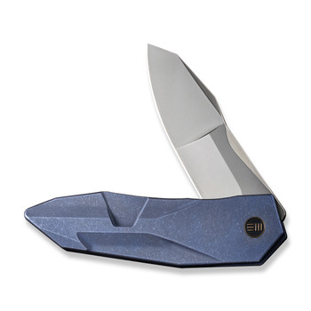 WE Solid Folding Knife Polished Bronze Titanium Handle 20CV Plain Edge Black Stonewash Finish WE22028-4 WE Solid Folding Knife Polished Bronze Titanium Handle 20CV Plain Edge Black Stonewash Finish WE22028-4