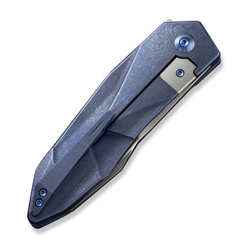 WE Solid Folding Knife Polished Bronze Titanium Handle 20CV Plain Edge Black Stonewash Finish WE22028-4 WE Solid Folding Knife Polished Bronze Titanium Handle 20CV Plain Edge Black Stonewash Finish WE22028-4
