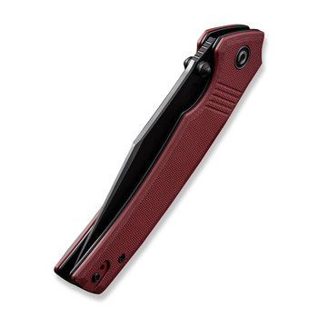 Civivi Tranquil Folding Knife Burgundy G10 Handle 14C28N Clip Point Plain Black Blade C23027-2 Civivi Tranquil Folding Knife Burgundy G10 Handle 14C28N Clip Point Plain Black Blade C23027-2