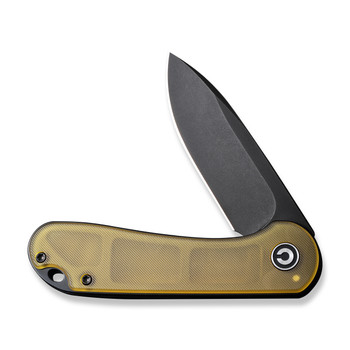 Civivi Elementum Folding Knife Bead Blast Ultem Handle D2 Drop Point Plain Edge Black Stonewash Finish C907A-5 Civivi Elementum Folding Knife Bead Blast Ultem Handle D2 Drop Point Plain Edge Black Stonewash Finish C907A-5