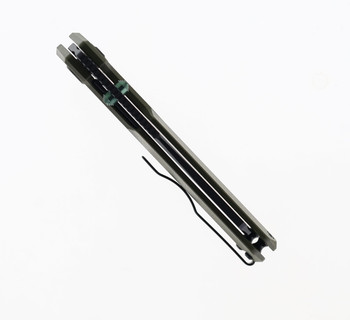 Bestech Tardis Folding Knife OD Green G10 Handle D2 Plain Black DLC/Satin Blade BG54C