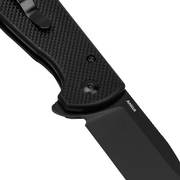 Kizer Amicus Folding Knife Black G10 Handle 9Cr18MoV Drop Point Plain Black Blade L3002A1 Kizer Amicus Folding Knife Black G10 Handle 9Cr18MoV Drop Point Plain Black Blade L3002A1
