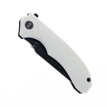 Miguron Centurion Folding Knife White G10 Handle 14C28N Plain Black Blade MGR-812WH Miguron Centurion Folding Knife White G10 Handle 14C28N Plain Black Blade MGR-812WH