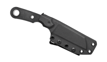 Viper BASIC2 CB Fixed Blade Knife Black Canvas Micarta Handle D2 Plain Edge Stonewash Finish VT4032CB