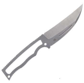 Halfbreed Compact Fixed Blade Knife Stonewash N690 Pikal Plain Edge CFK-02-STN
