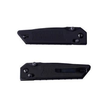 Real Steel Sacra Tac Folding Knife Black G10 Handle K110 Plain Edge Black Blade 7712B Real Steel Sacra Tac Folding Knife Black G10 Handle K110 Plain Edge Black Blade 7712B