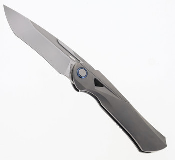 Ketuo USA Illusion Folding Knife Gray Titanium Handle M390 Drop