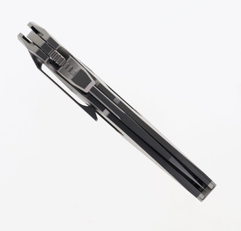 Rike Shadow Folding Knife Gray Titanium Handle M390 Tanto Plain Edge Shadow-T-P