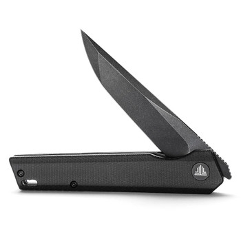 Trivisa EQU-04B Folding Knife Black Micarta Handle 10Cr15CoMoV Plain Edge Black Stonewash Finish Trivisa EQU-04B Folding Knife Black Micarta Handle 10Cr15CoMoV Plain Edge Black Stonewash Finish