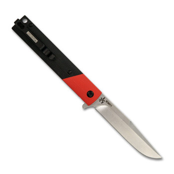 RoseCraft Blades Joka Folding Knife Black/Red G10 Handle RPM9 Clip Point Plain Edge Stonewash Finish RCM011-RDB RoseCraft Blades Joka Folding Knife Black/Red G10 Handle RPM9 Clip Point Plain Edge Stonewash Finish RCM011-RDB