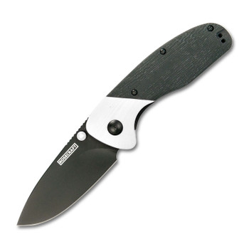 Rosecraft Tarcanis Folding Knife Black/White G10 Handle RPM9 Drop Point Black Blade RCM013-WB Rosecraft Tarcanis Folding Knife Black/White G10 Handle RPM9 Drop Point Black Blade RCM013-WB