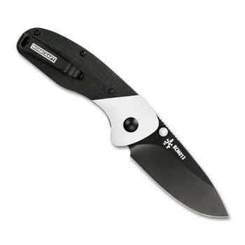 Rosecraft Tarcanis Folding Knife Black/White G10 Handle RPM9 Drop Point Black Blade RCM013-WB Rosecraft Tarcanis Folding Knife Black/White G10 Handle RPM9 Drop Point Black Blade RCM013-WB