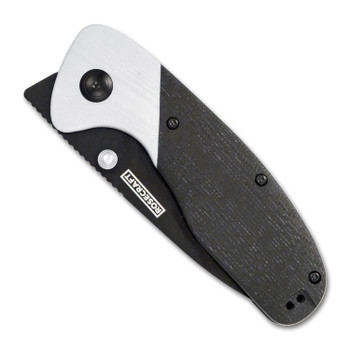 Rosecraft Tarcanis Folding Knife Black/White G10 Handle RPM9 Drop Point Black Blade RCM013-WB Rosecraft Tarcanis Folding Knife Black/White G10 Handle RPM9 Drop Point Black Blade RCM013-WB